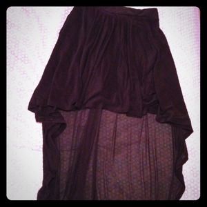 Hi low skirt