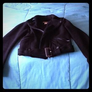 Black motorcycle jacket size small