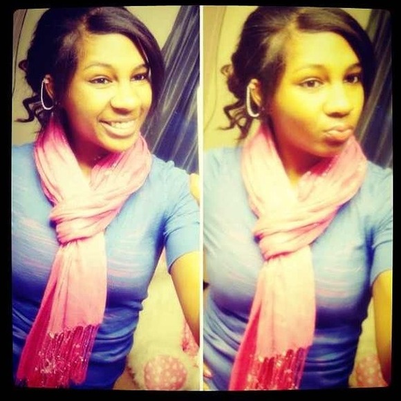 Cute Pink Scarf.