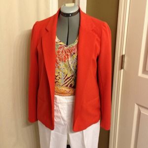 Silence & Noise Orange blazer