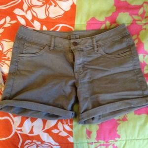 Gray Aerie cuffed shorts