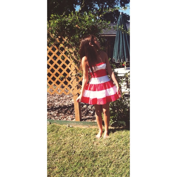 Sold A&F striped dress