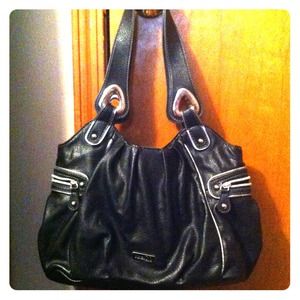 very gently used Nine and Co. Black purse