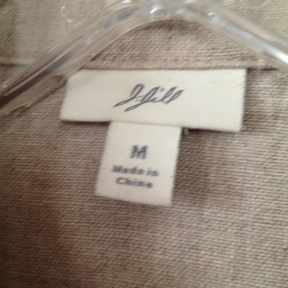 JJill- 💯% linen- never worn- light weight jkt - Picture 3 of 4