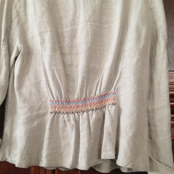 JJill- 💯% linen- never worn- light weight jkt - Picture 4 of 4