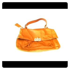 Nordstrom fold over butter leather purse