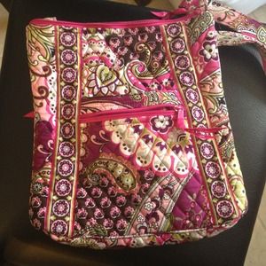 Pink/green/brown Vera Bradley Hipster
