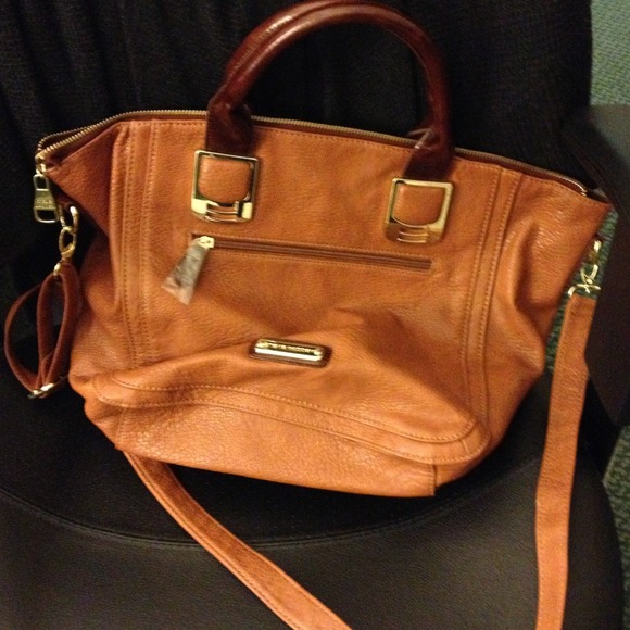 Steve Madden brown bucket bag
