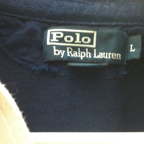 Men's large Ralph Lauren long sleeve polo - Picture 2 of 4