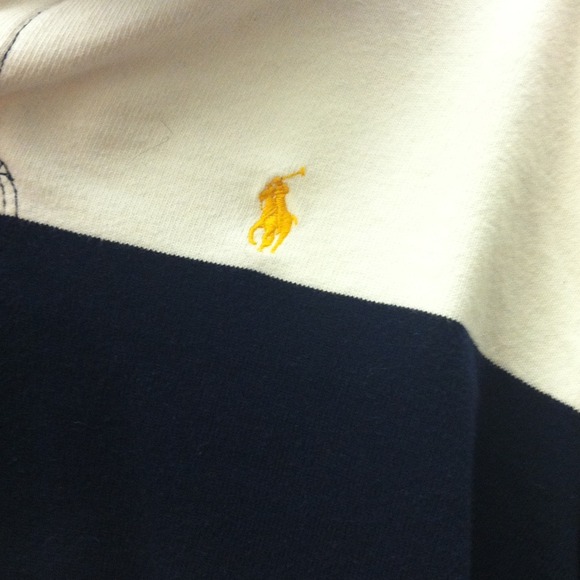 Men's large Ralph Lauren long sleeve polo - Picture 3 of 4