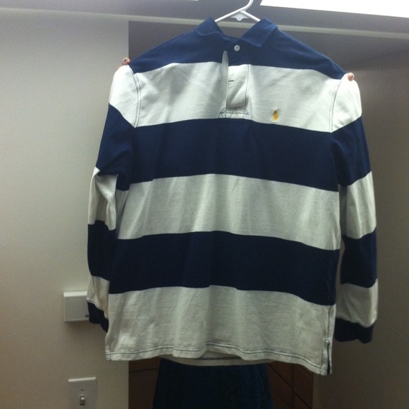 Men's large Ralph Lauren long sleeve polo - Picture 4 of 4