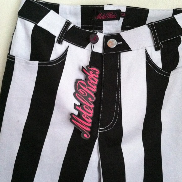 🚫Sold🚫NEW Motel Rocks stripe pants - Picture 2 of 2