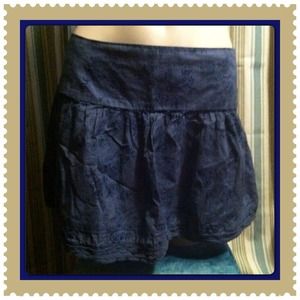 Blue/navy nautical skirt