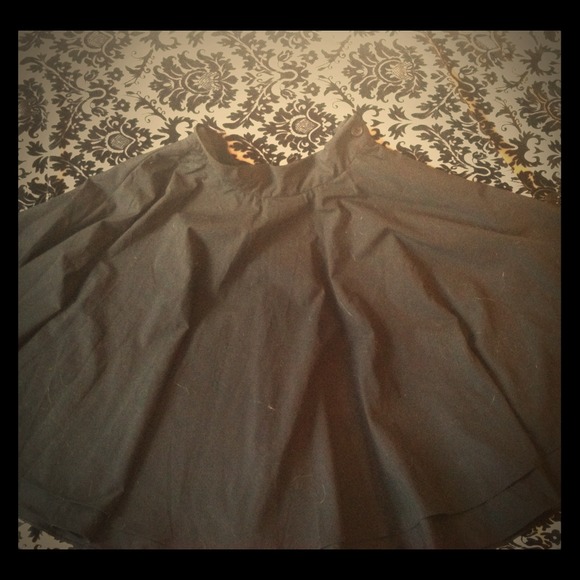 Modcloth retro black high waisted skirt