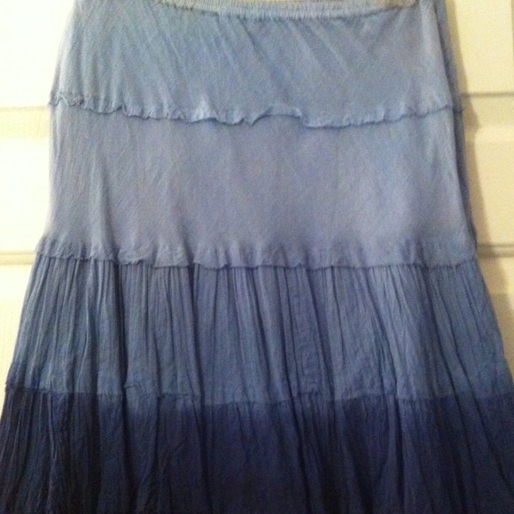 Shades of blue skirt