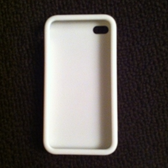 Iphone flexible white case.