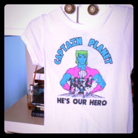 TRADED Captain Planet graphic shirt