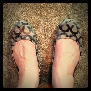 Coach ballet flats. JUST REDUCED