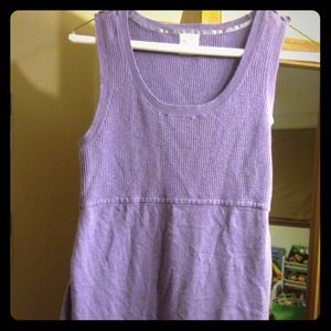SOLD Light Purple Maternity Tank Top Sweater