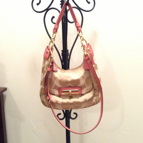 Reduced* Coach 16805 Kristin Op Art Sateen Hobo.