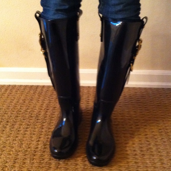 *SOLD**Authentic Coach Tasha Rainboots. - Picture 2 of 4