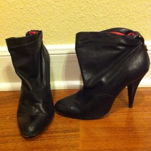 BCBGMaxazria black booties