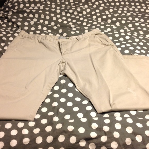 Old Navy Distressed Khaki's Size 18