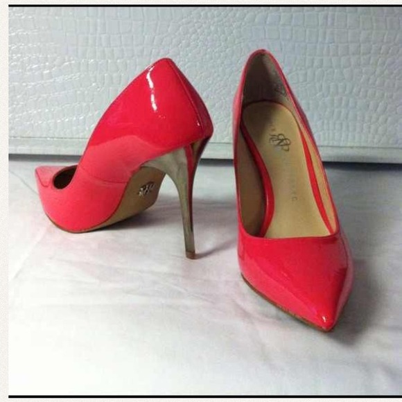 ❌ BUNDLED bright pink with metallic heel Size 7.5 - Picture 2 of 3