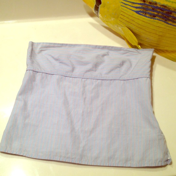 J.Crew light blue tube top