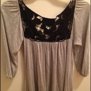 Grey and black lace top bundle