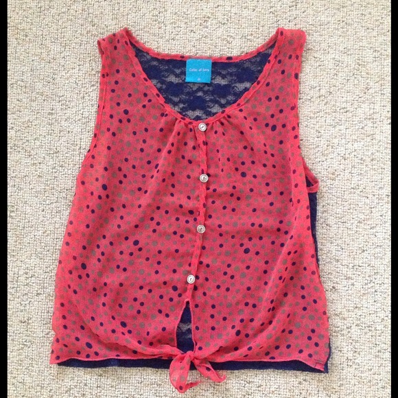 ❌SOLD❌ Polka Dot Top