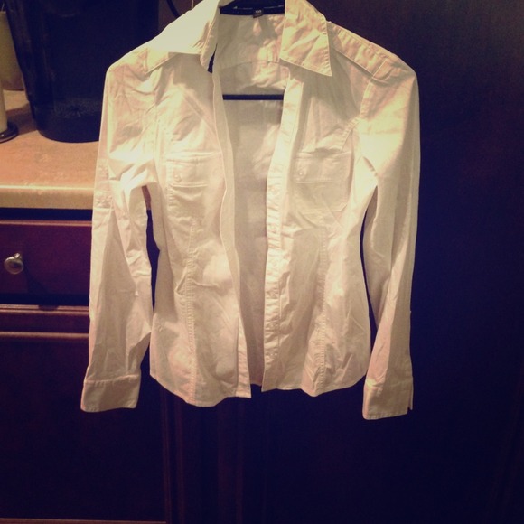 Long sleeved white shirt