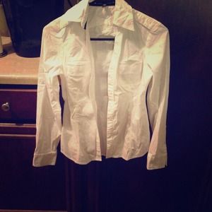 Long sleeved white shirt