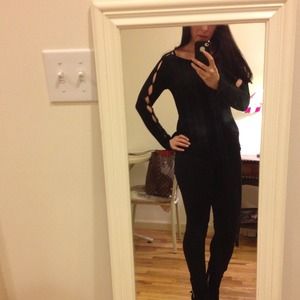 Armani Exchange cut out blouse