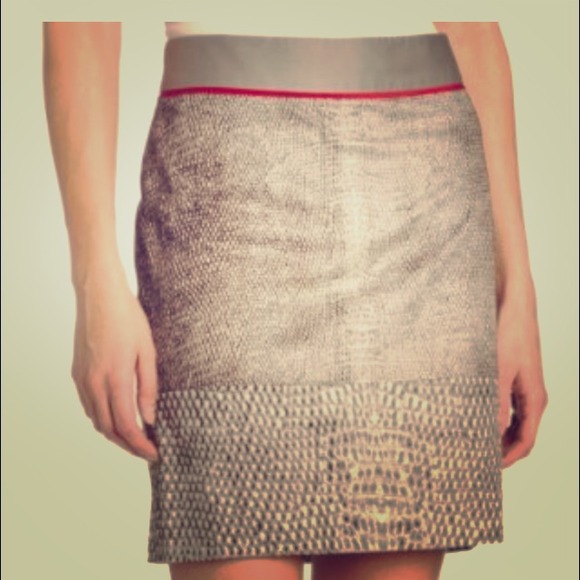 Kenneth Cole snake print skirt!