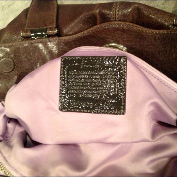 ••SOLD•• COACH hobo style leather handbag - Picture 3 of 3