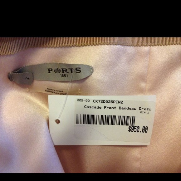 Ports 1961 Dress light pink silk size 2 $960 NWT - Picture 2 of 4