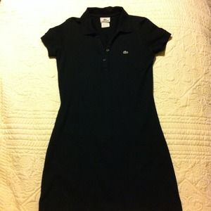 Authentic black Lacoste dress