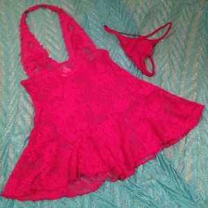 NWOT🎀Sexy Lace Victoria's Secret Lingerie Outfit