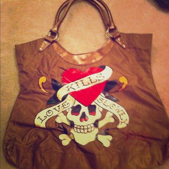 ❤Sold❤️️Ed hardy purse