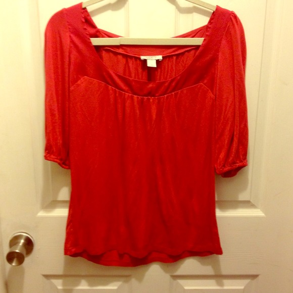Large Petite Loft 3/4 length dressy top