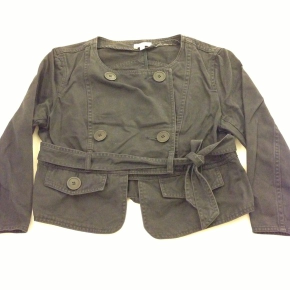 Kookai cotton twill jacket, dark navy, EU40