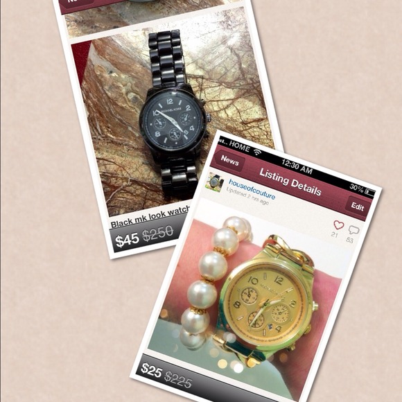 Watch bundle gold & black