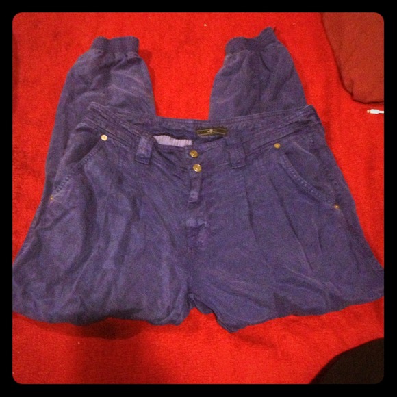 REDUCED 7 for All Mankind blue/purple pants