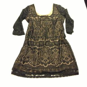 H&M lace dress, 3/4 Slv, L