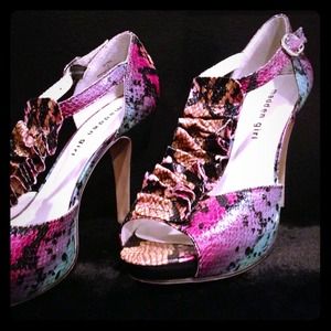 Madden Girl peep toe heels