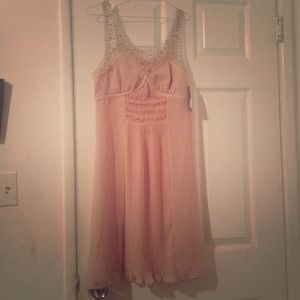 Taylor and Hyde champagne pink Dress size 6 NWT