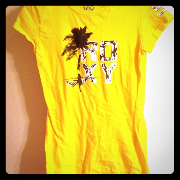Yellow Roxy Tee