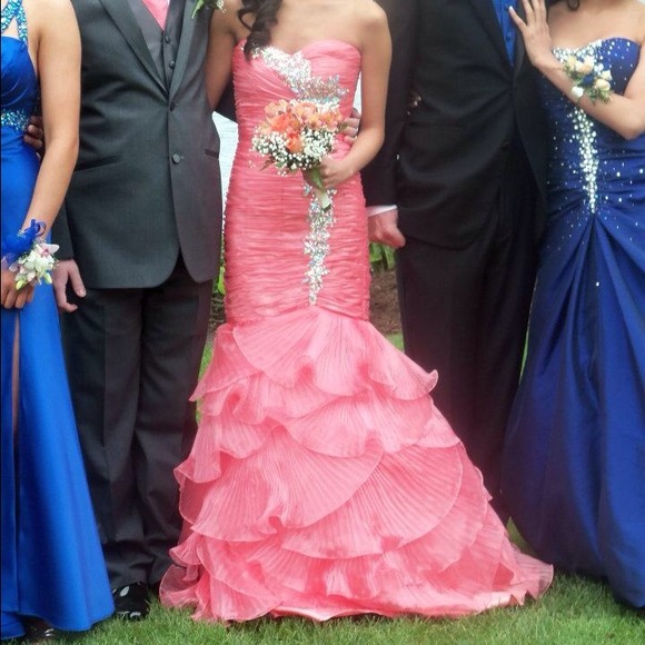 Jovani Coral Pink Prom/Pageant Dress