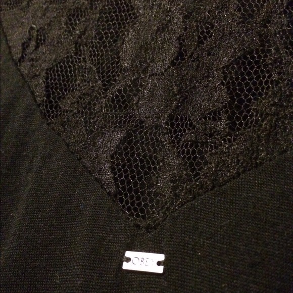 🎉HOST PICK🎉 Obey Sheer Lace Black Tunic - Picture 4 of 4